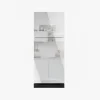 HOMAGE CRYSTAL SERIES 15CFT REFRIGERATOR (HRI-47552-GD) MIRROR